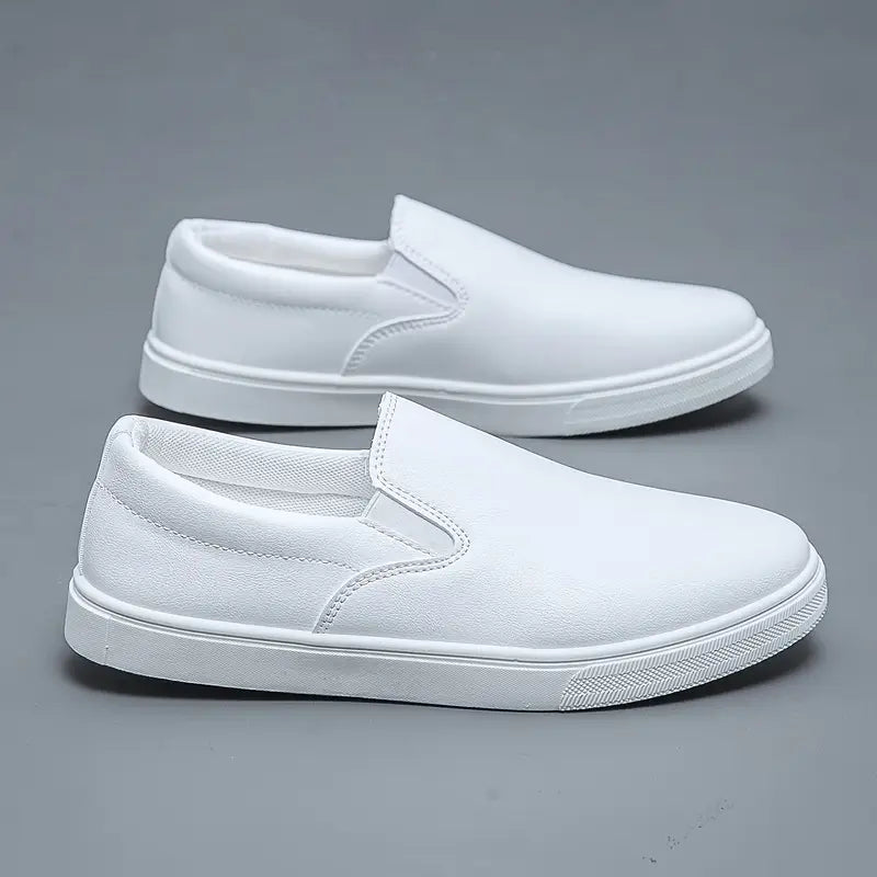 Men's Brown Slip-On Sneakers - Comfortable & Stylish Casual Shoes