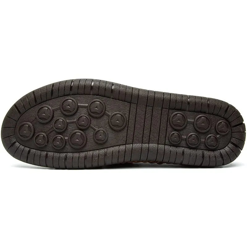 Men's Leather-Look Loafers