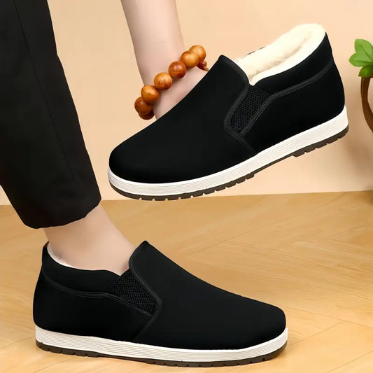 Men's Shoes with Plush Lining