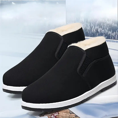 Men's Shoes with Plush Lining