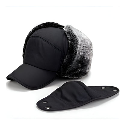 Winter warm hat with mouth cover | BOMBERKO