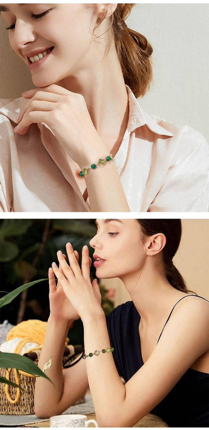 Elegant Stylish Four Leaf Clover Bracelet