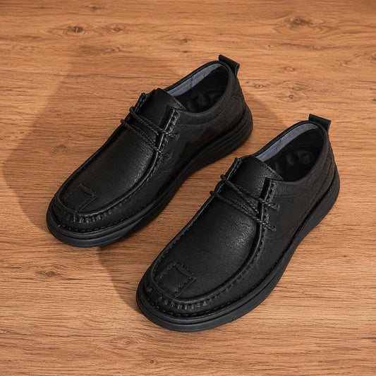 Men’s Textured Moc-Toe Casual Shoes