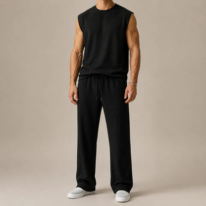 Men’s Sleeveless Knit Lounge Set