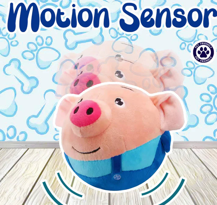 Interactive Bouncing Pig Dog Toy with USB Rechargeable Motion