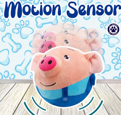 Interactive Bouncing Pig Dog Toy with USB Rechargeable Motion