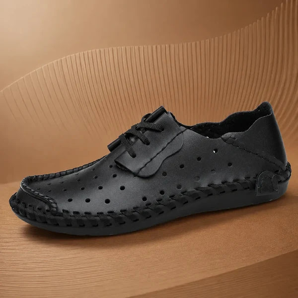 Men's Perforated Lace Up Casual Shoes