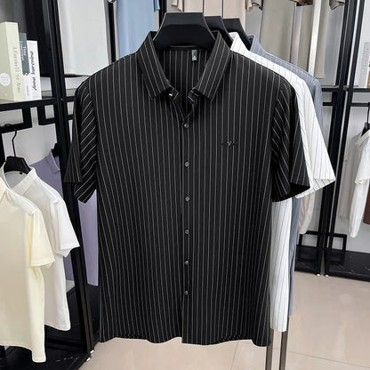 Women's Fine Stripe Short Sleeve Shirt