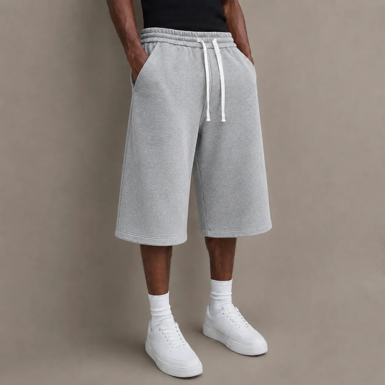 Women's Relaxed Over-Knee Casual Shorts