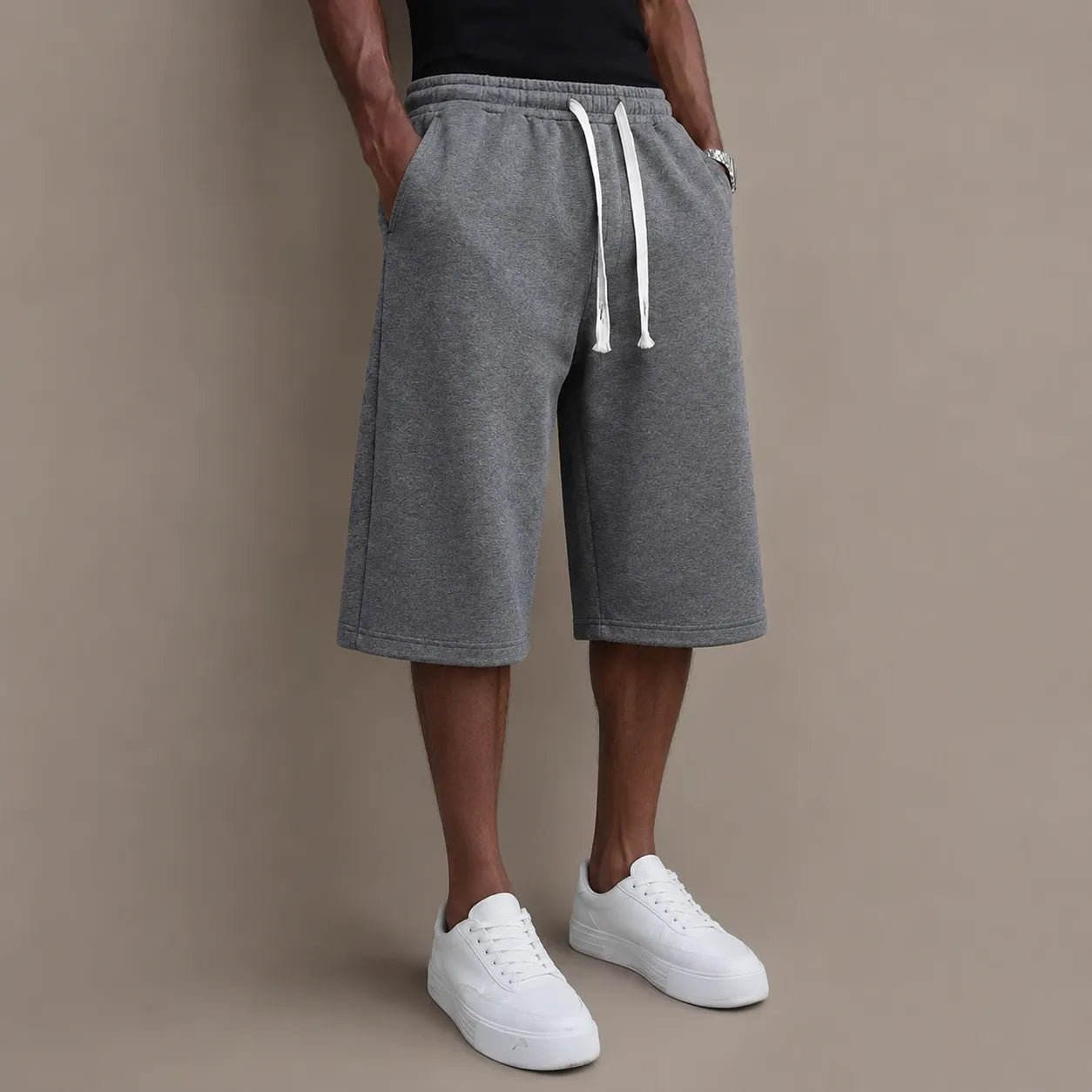 Women's Relaxed Over-Knee Casual Shorts