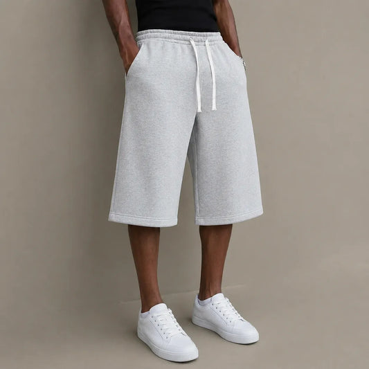 Men's Relaxed Over-Knee Casual Shorts