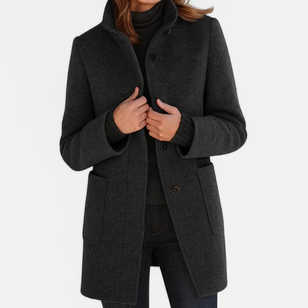 Women's Elegant Wool Winter Coat