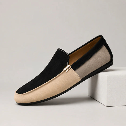 Men’s Colour-Block Driving Loafers