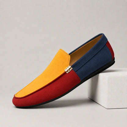 Men’s Colour-Block Driving Loafers
