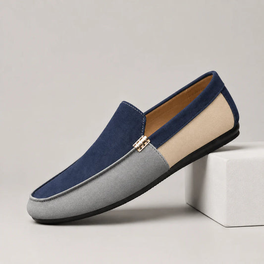 Men’s Colour-Block Driving Loafers