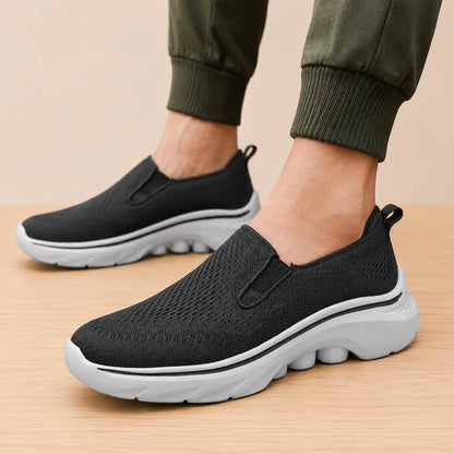 Men’s Breathable Slip-On Walking Trainers