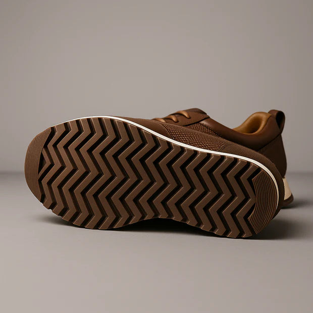 Men’s Everyday Leather-Look Trainers