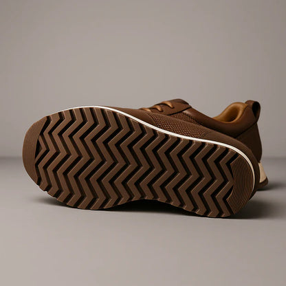 Men’s Everyday Leather-Look Trainers
