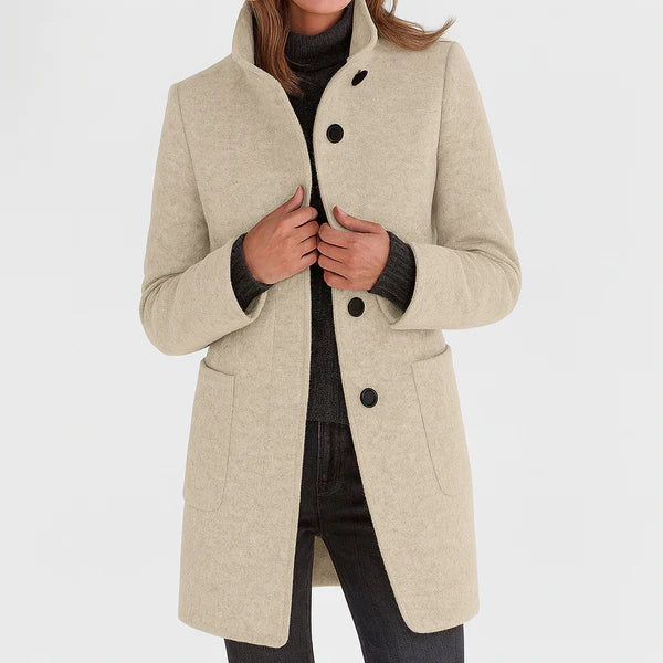 Women's Elegant Wool Winter Coat