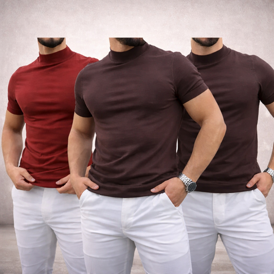 Men’s Clean High Neck T-Shirt