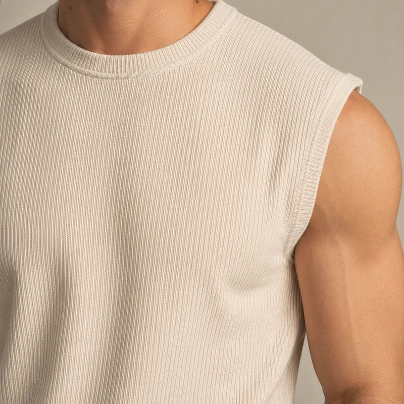 Men’s Sleeveless Knit Lounge Set