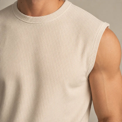 Men’s Sleeveless Knit Lounge Set
