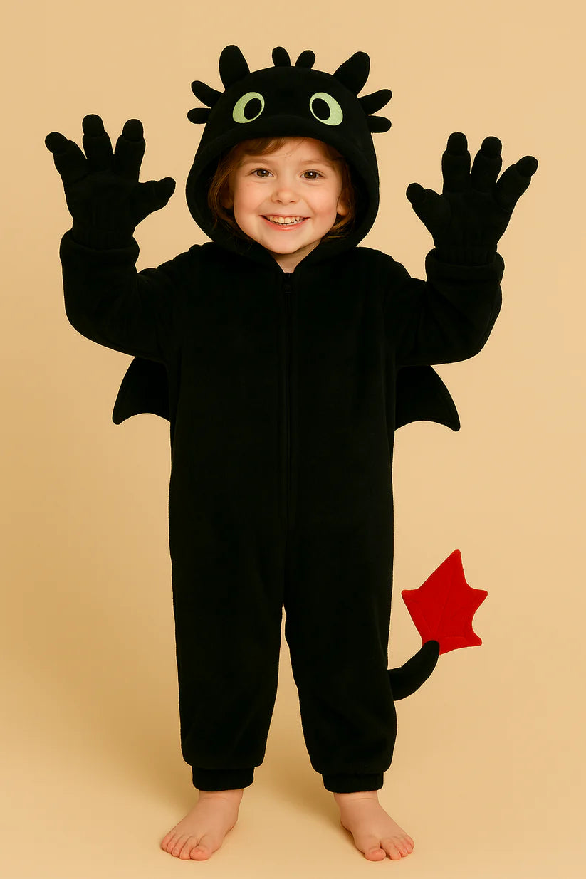 Women’s Plush Dragon Hooded Onesie