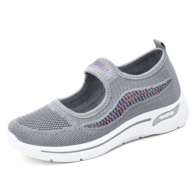 Casual Comfortable Breathable Walking Shoes With Elastic Strap
