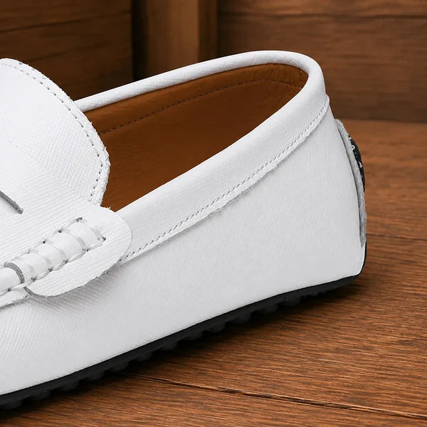 Men's Apron Toe Slip On Loafers