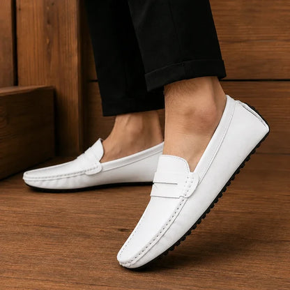 Men's Apron Toe Slip On Loafers