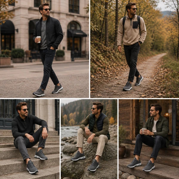 Men's Lightweight Slip On Casual Shoes