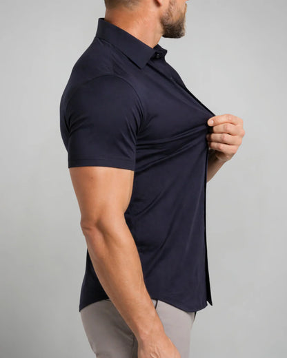 Men's Short-Sleeve Button-Down Shirt