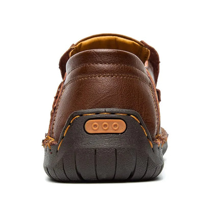 Men's Leather-Look Loafers