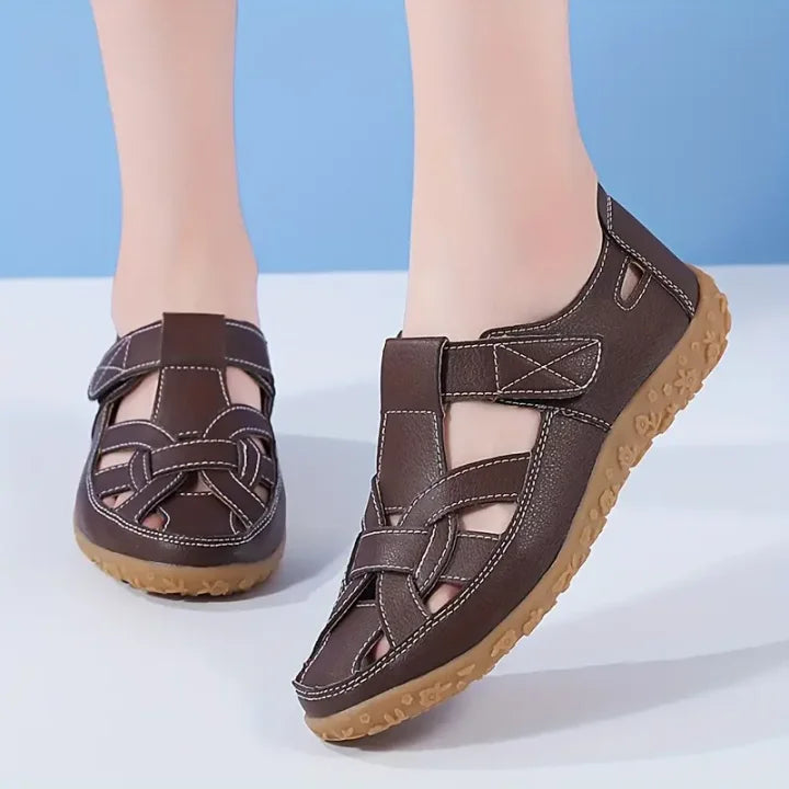 Breathable Leather-Look Comfort Loafers