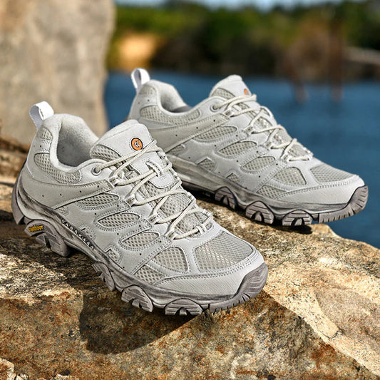 Men’s Wide-Fit Outdoor Work Trainers with Arch Support