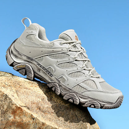 Men’s Wide-Fit Outdoor Work Trainers with Arch Support