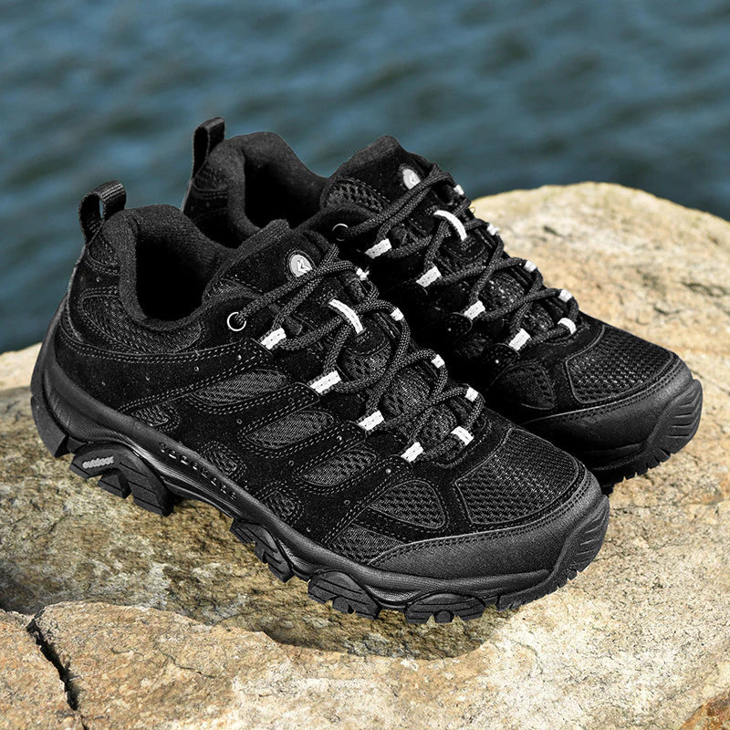 Men’s Wide-Fit Outdoor Work Trainers with Arch Support