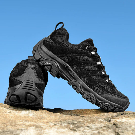 Men’s Wide-Fit Outdoor Work Trainers with Arch Support