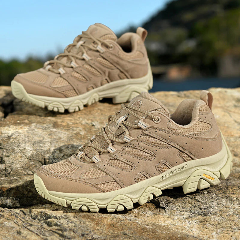 Men’s Wide-Fit Outdoor Work Trainers with Arch Support