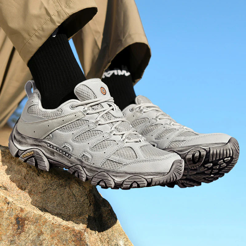 Men’s Wide-Fit Outdoor Work Trainers with Arch Support