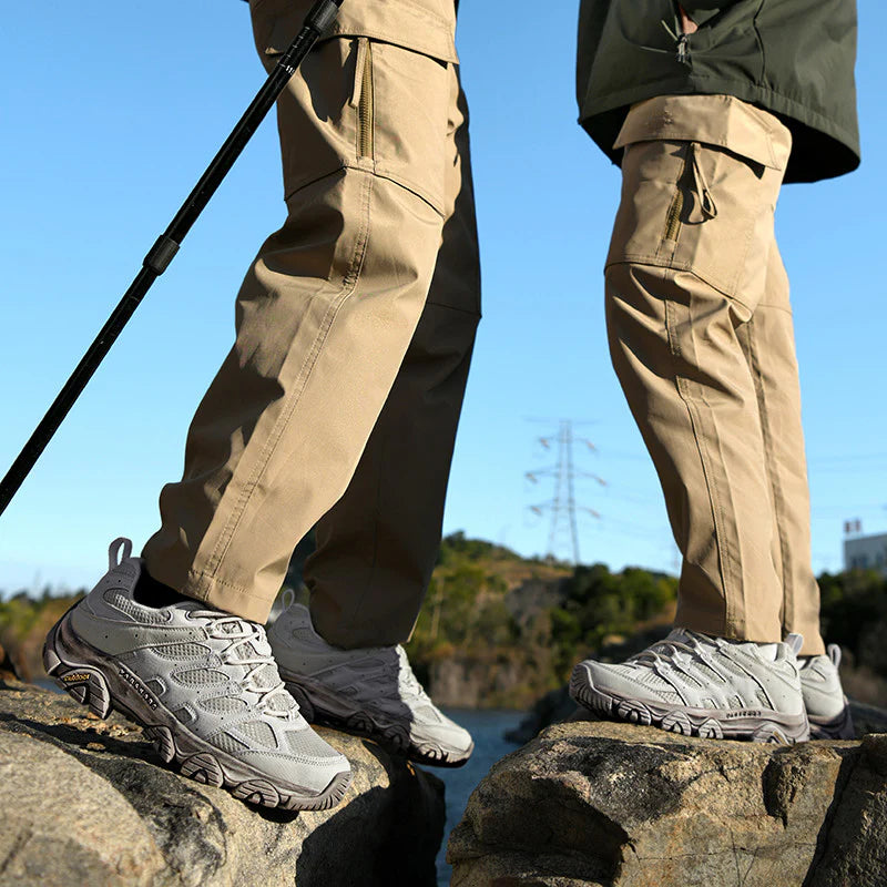 Men’s Wide-Fit Outdoor Work Trainers with Arch Support