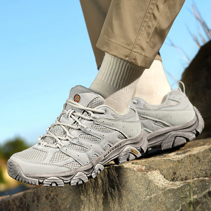 Men’s Wide-Fit Outdoor Work Trainers with Arch Support