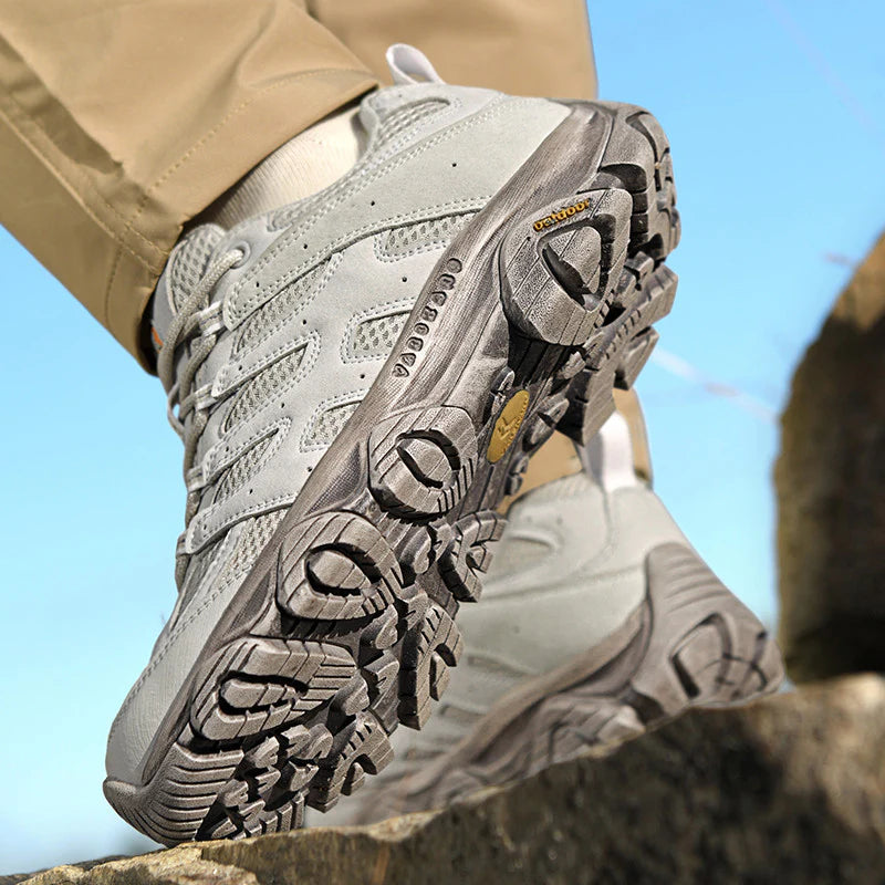 Men’s Wide-Fit Outdoor Work Trainers with Arch Support