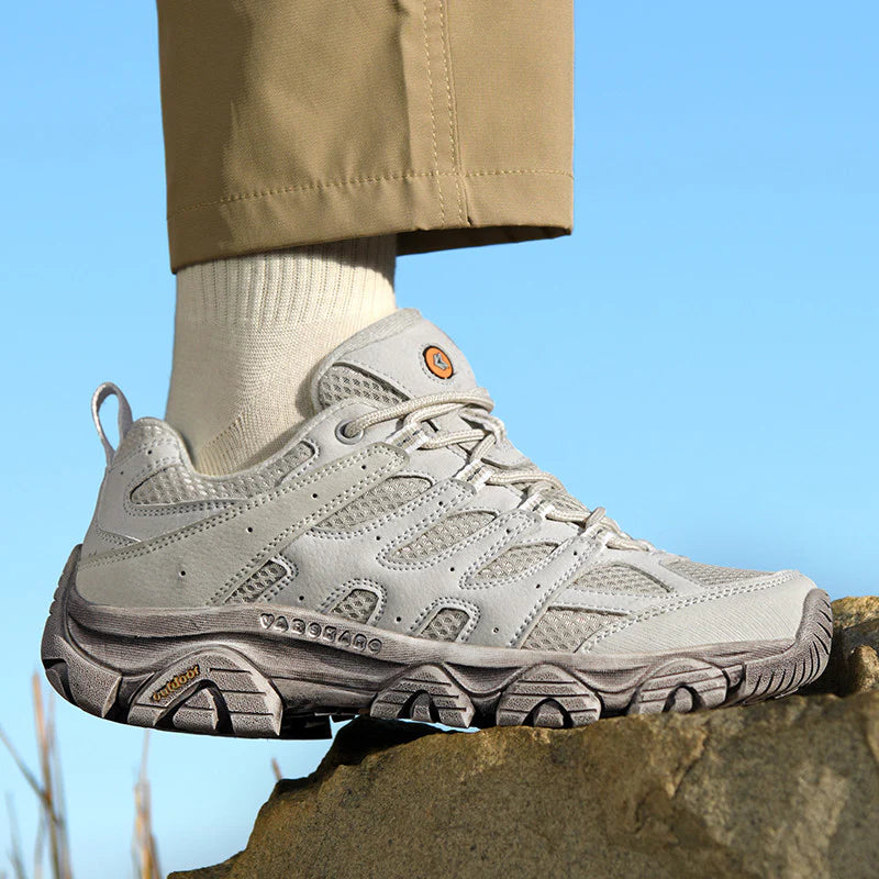 Men’s Wide-Fit Outdoor Work Trainers with Arch Support