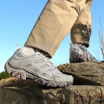 Men’s Wide-Fit Outdoor Work Trainers with Arch Support