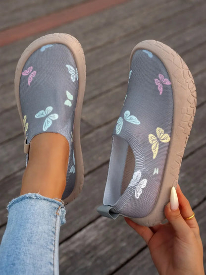 Women’s Knitted Lace-Up Trainers