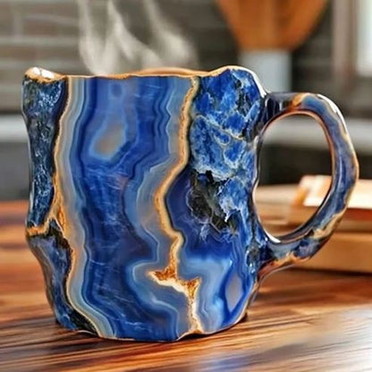 Geode-Style Crystal Effect Coffee Mug