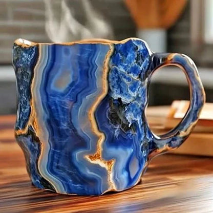 Geode-Style Crystal Effect Coffee Mug