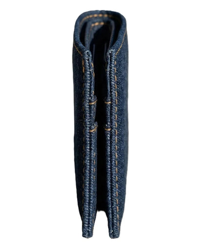 Denim Inspired Mini Folding Wallet