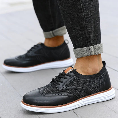 Men’s Colton Knit-Panel Casual Shoes